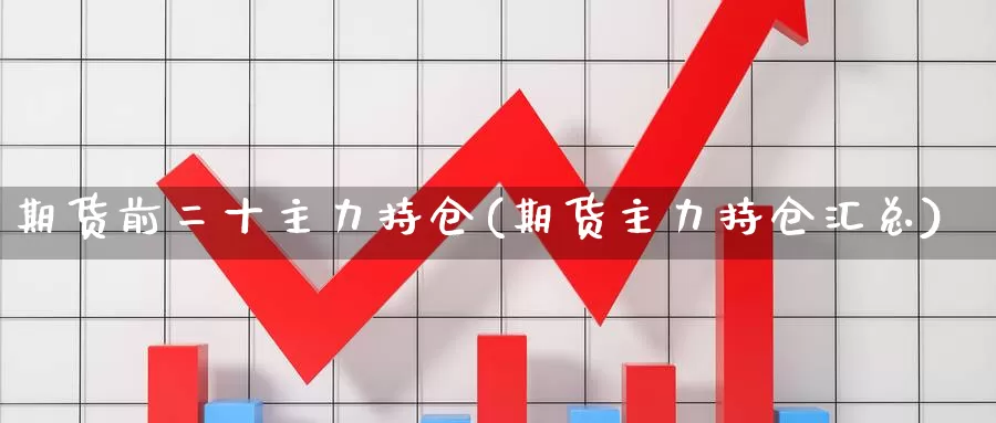 期货前二十主力持仓(期货主力持仓汇总)_https://www.nbrykh.com_期货行情_第1张