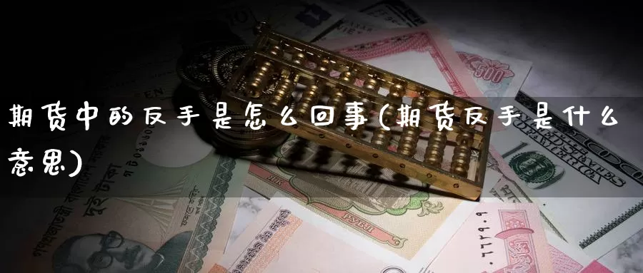 期货中的反手是怎么回事(期货反手是什么意思)_https://www.nbrykh.com_非农喊单直播间_第1张